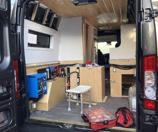 Electrical wiring and installation for RV